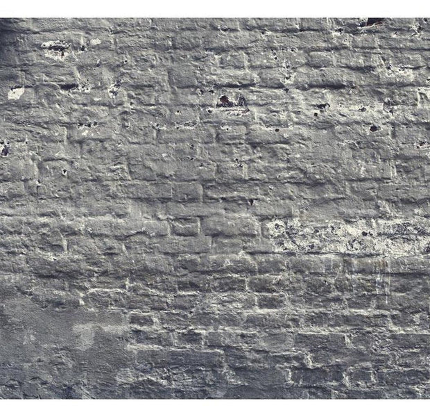 Surface Texture Wallpaper Wall Mural - Grey Painted Brick Wall