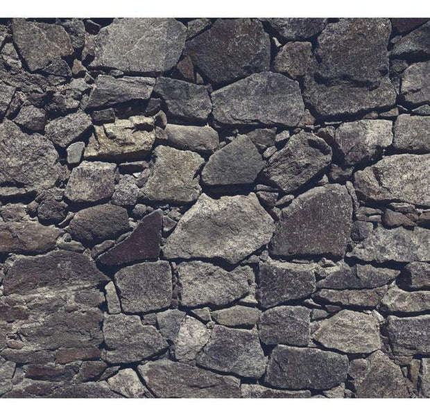 Surface Texture Wallpaper Wall Mural - Dark Old Stacked Stones