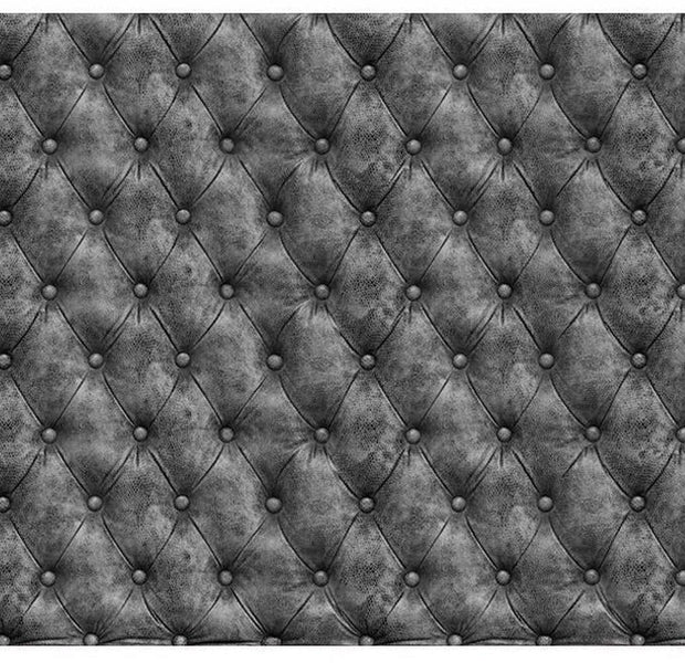 Surface Texture Wallpaper Wall Mural - Gray Chesterfield Pattern