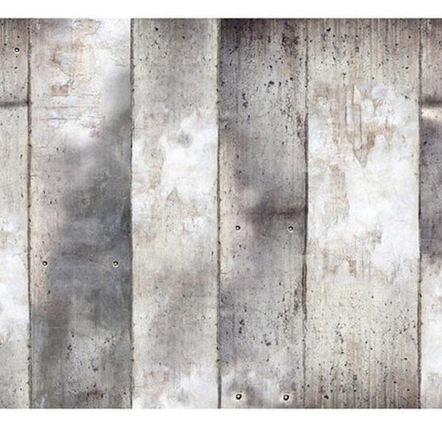 Surface Texture Wallpaper Wall Mural - Grey Concrete Modern Panels