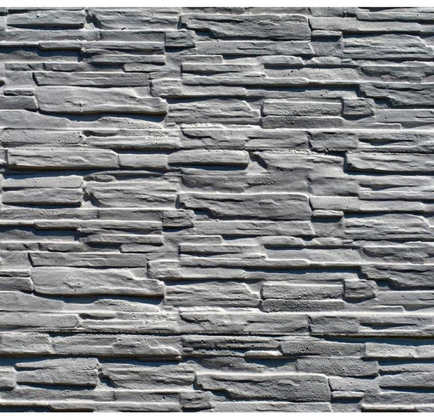 Surface Texture Wallpaper Wall Mural - Grey Stone Wall