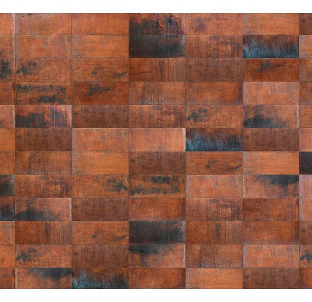 Surface Texture Wallpaper Wall Mural - Modern Big Red Bricks