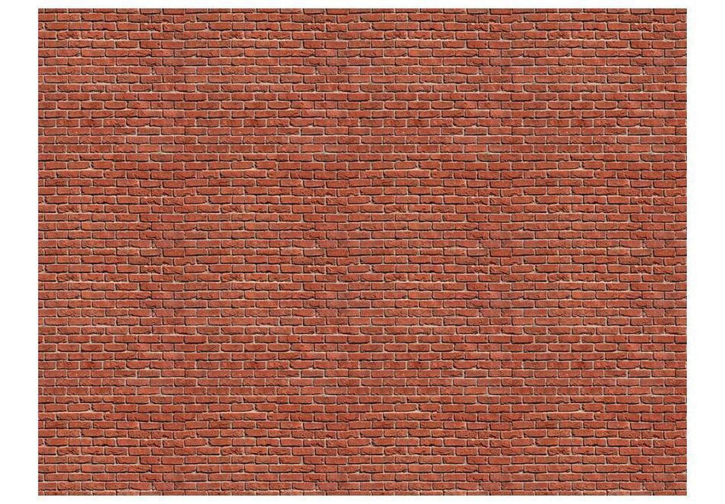 Surface Texture Wallpaper Wall Mural - Timeless Red Brick Wall