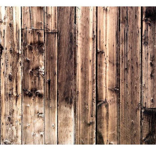 Surface Texture Wallpaper Wall Mural - Old Wooden Barn Planks