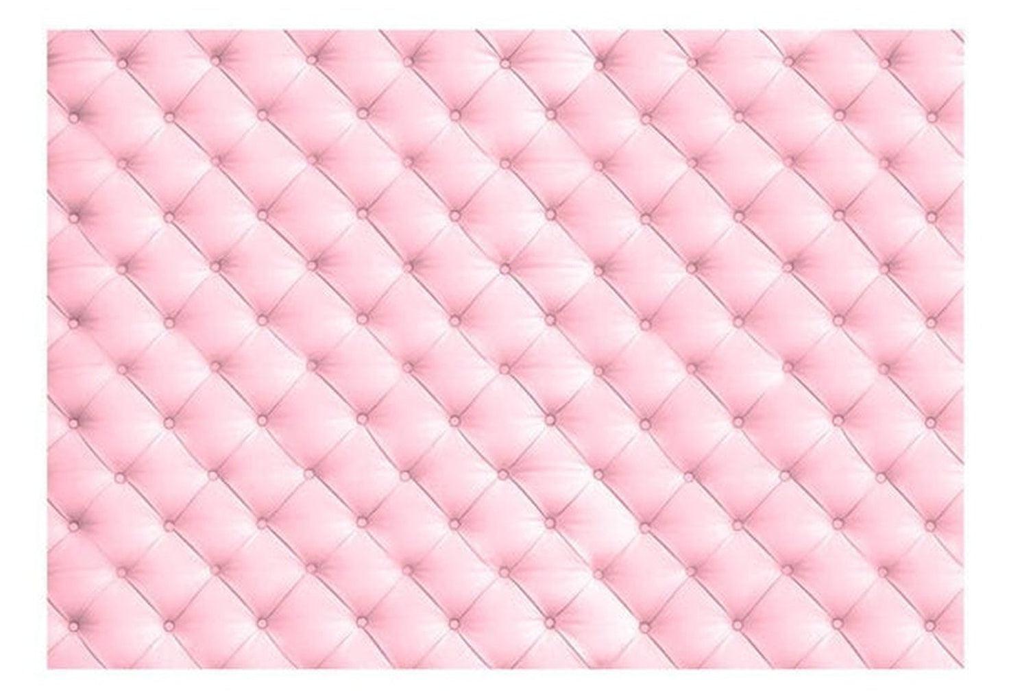 Surface Texture Wallpaper Wall Mural - Pink Chesterfield Pattern