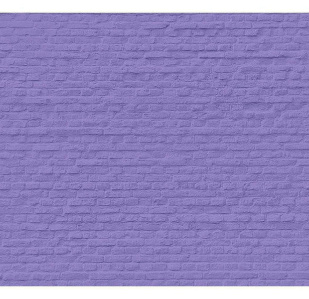Surface Texture Wallpaper Wall Mural - Purple Painted Brick Wall