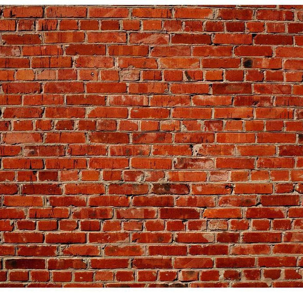 Surface Texture Wallpaper Wall Mural - Elegant Red Brick Wall