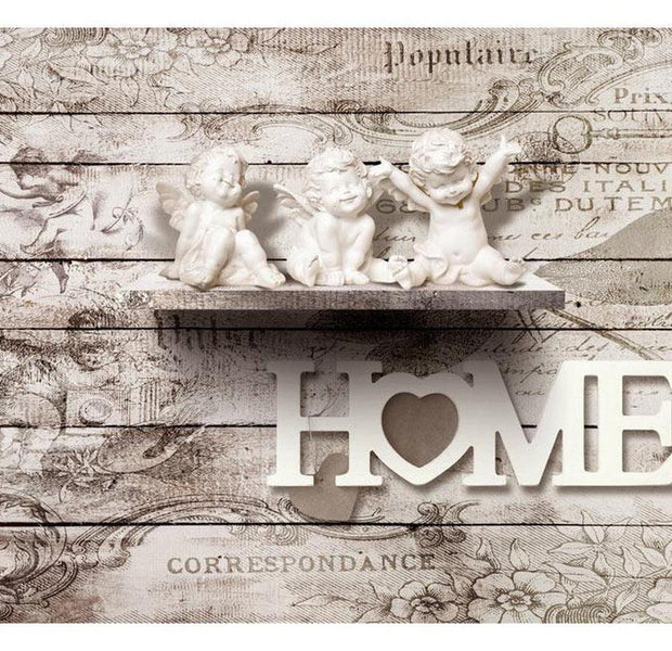 Surface Texture Wallpaper Wall Mural - Retro Compilation on Wood