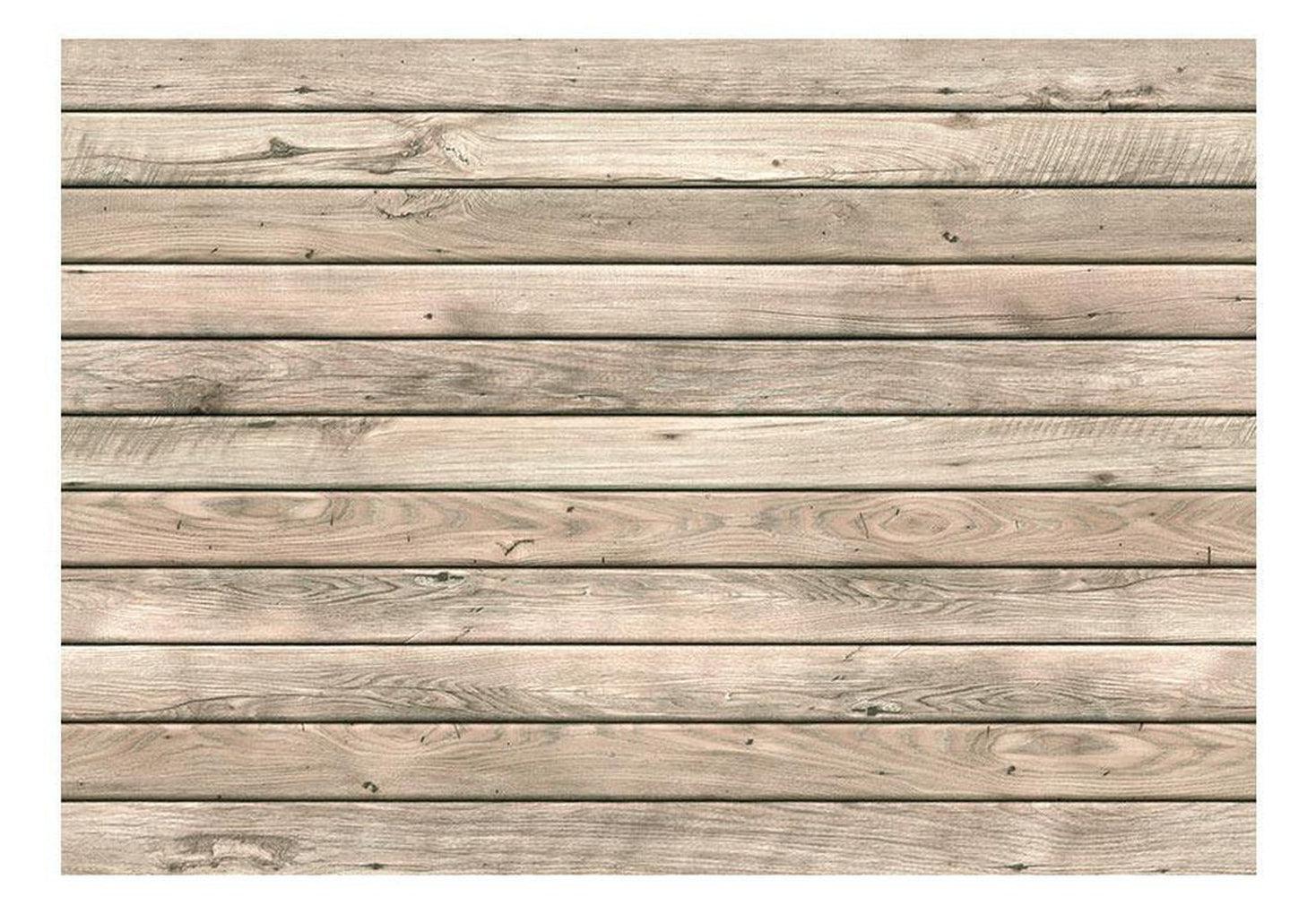 Surface Texture Wallpaper Wall Mural - Simple Rustic Wooden Planks