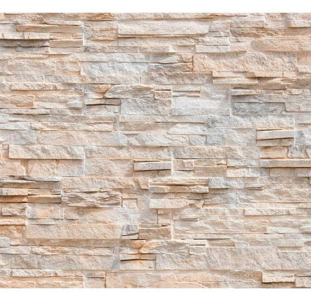 Surface Texture Wallpaper Wall Mural - Soft Tone Slate Tiles
