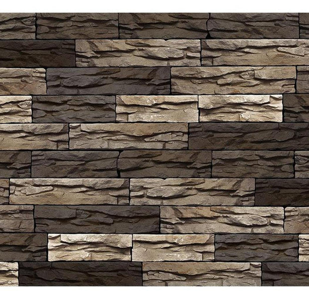 Surface Texture Wallpaper Wall Mural - Brown Modern Tiles