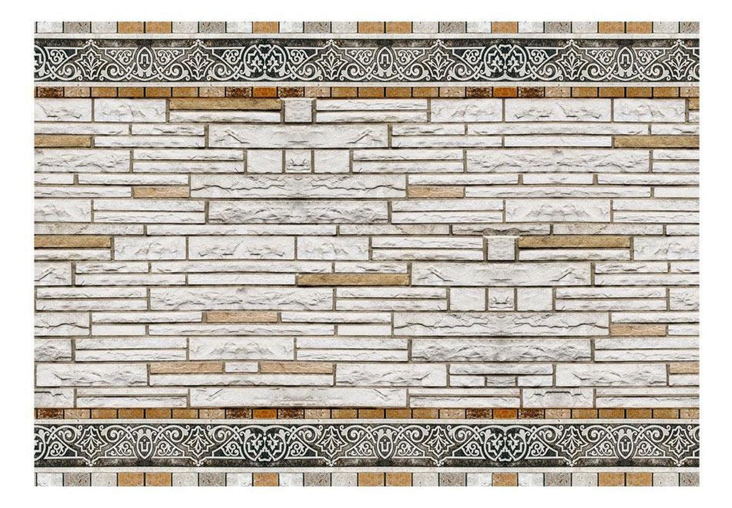 Surface Texture Wallpaper Wall Mural - Stone Mosaic