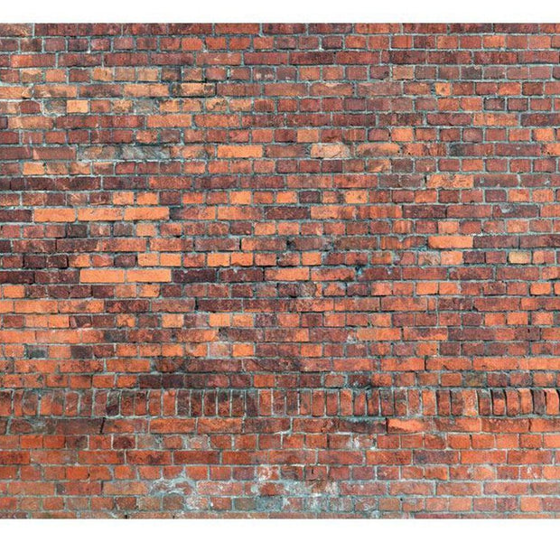 Surface Texture Wallpaper Wall Mural - Vintage Wall Red Brick