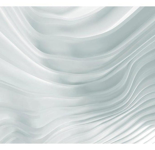 Surface Texture Wallpaper Wall Mural - Waving White