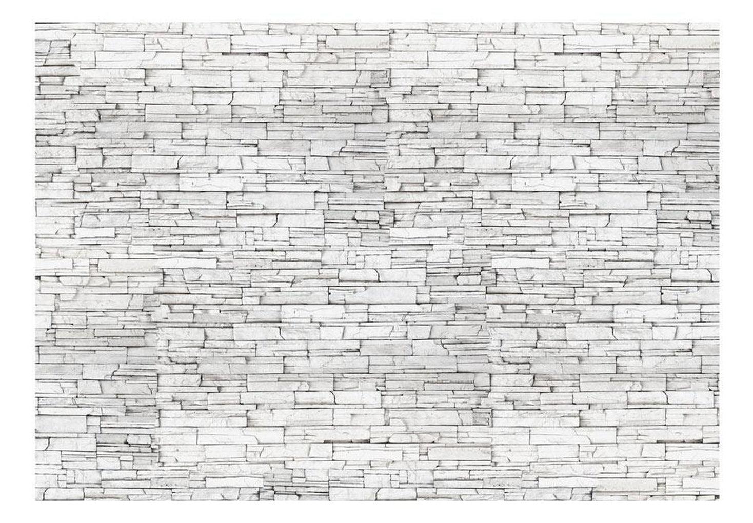 Surface Texture Wallpaper Wall Mural - White Brick