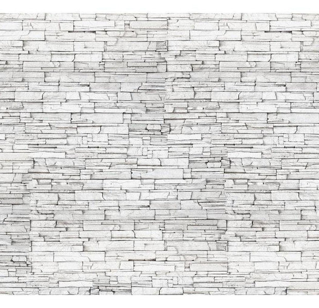 Surface Texture Wallpaper Wall Mural - White Brick