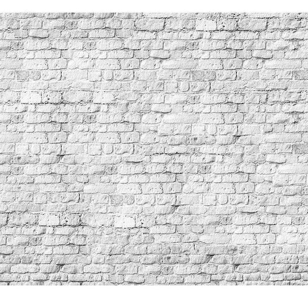 Surface Texture Wallpaper Wall Mural - Elegant White Brick Wall