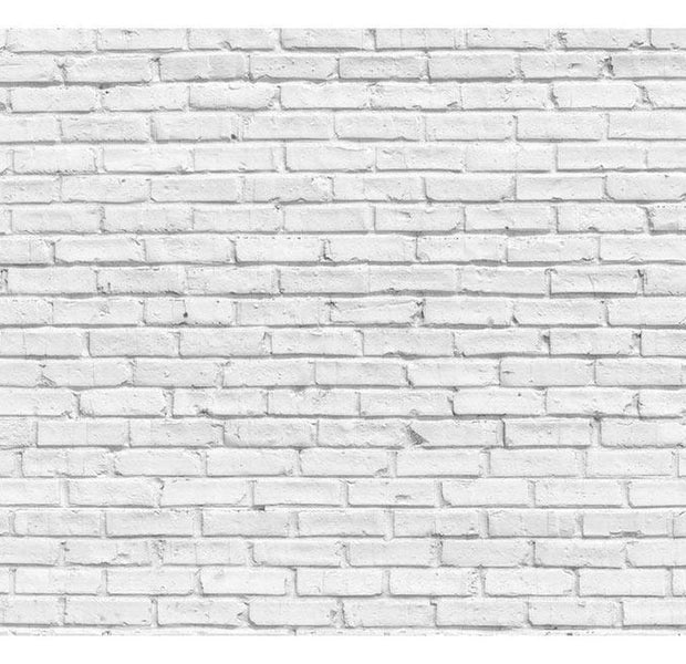 Surface Texture Wallpaper Wall Mural - White Brick Wall