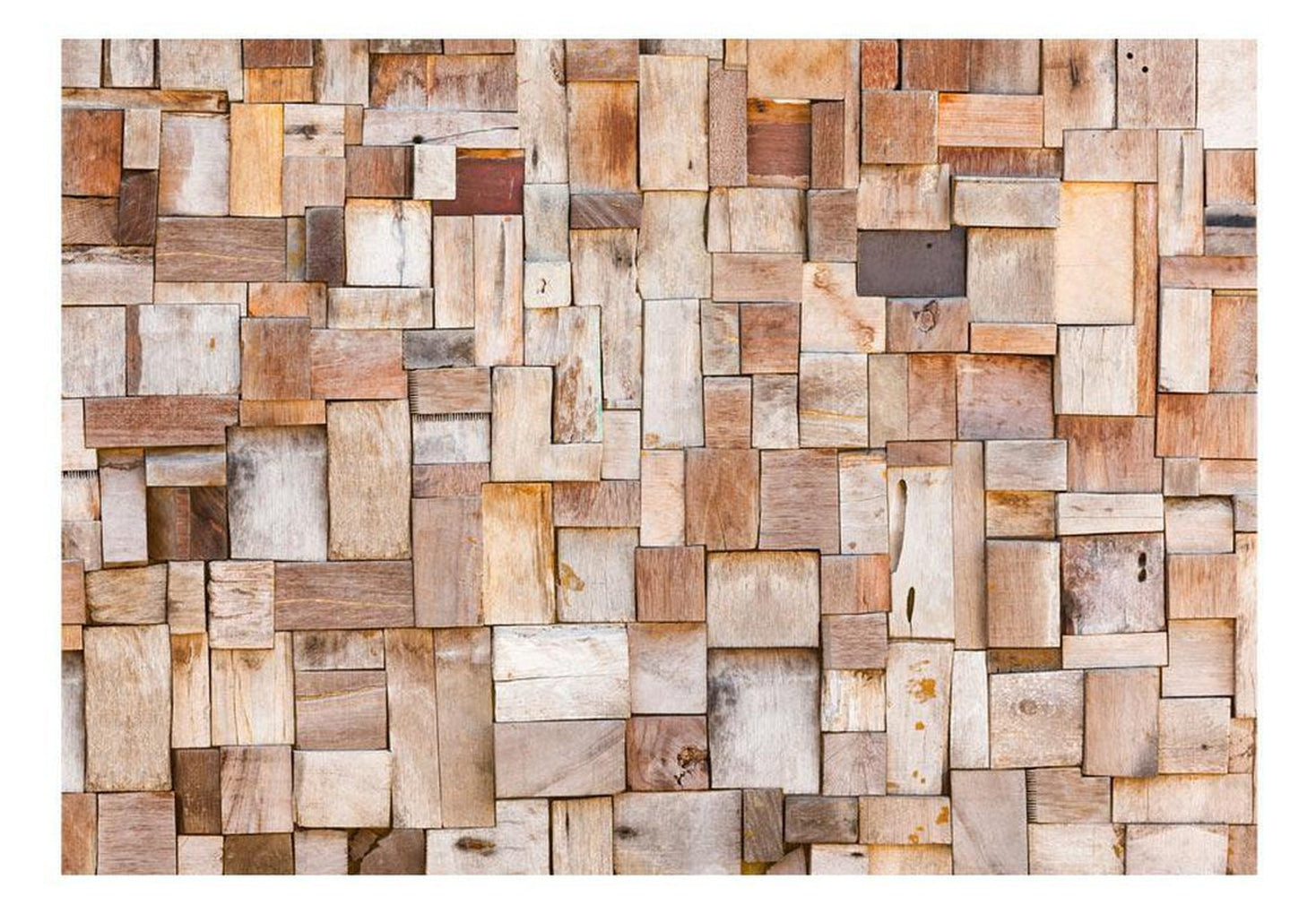 Wall mural - Larch mosaic-TipTopHomeDecor