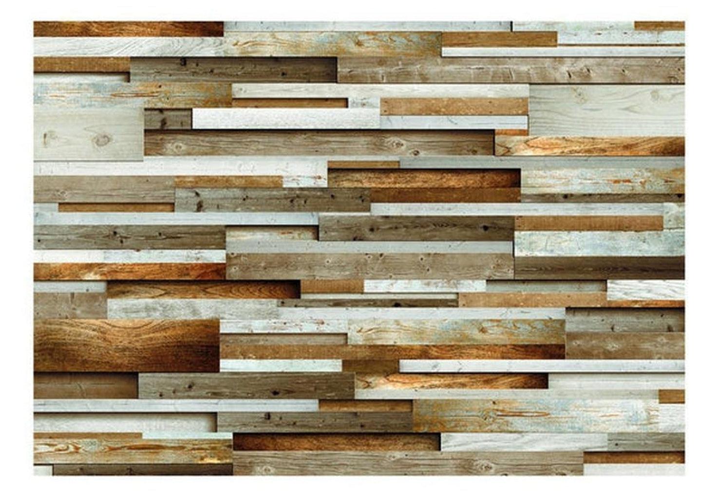 Surface Texture Wallpaper Wall Mural - Wooden Order