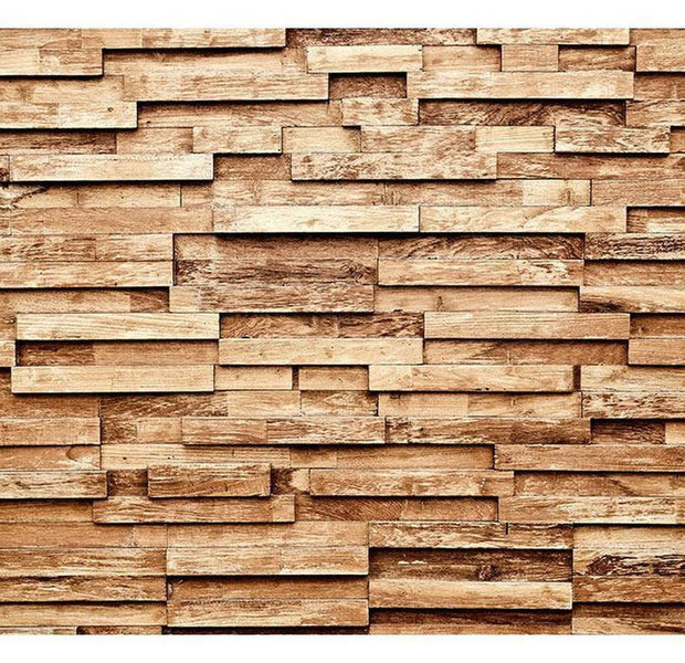 Surface Texture Wallpaper Wall Mural - Wooden Palet Strips wall