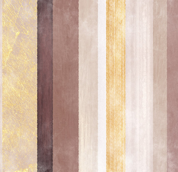 Background Wallpaper Wall Mural - Warm Striped Pattern