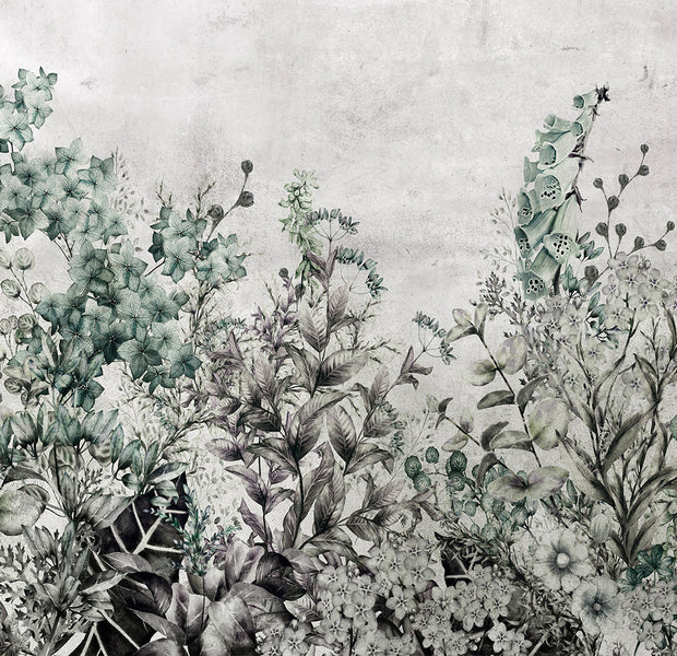 Botanical Wallpaper Wall Mural - Mystery of Herbs