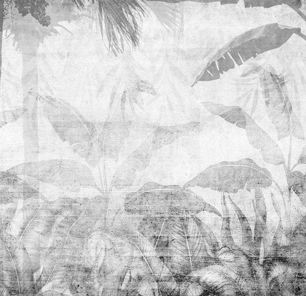 Botanical Wallpaper Wall Mural - Vanishing Jungle