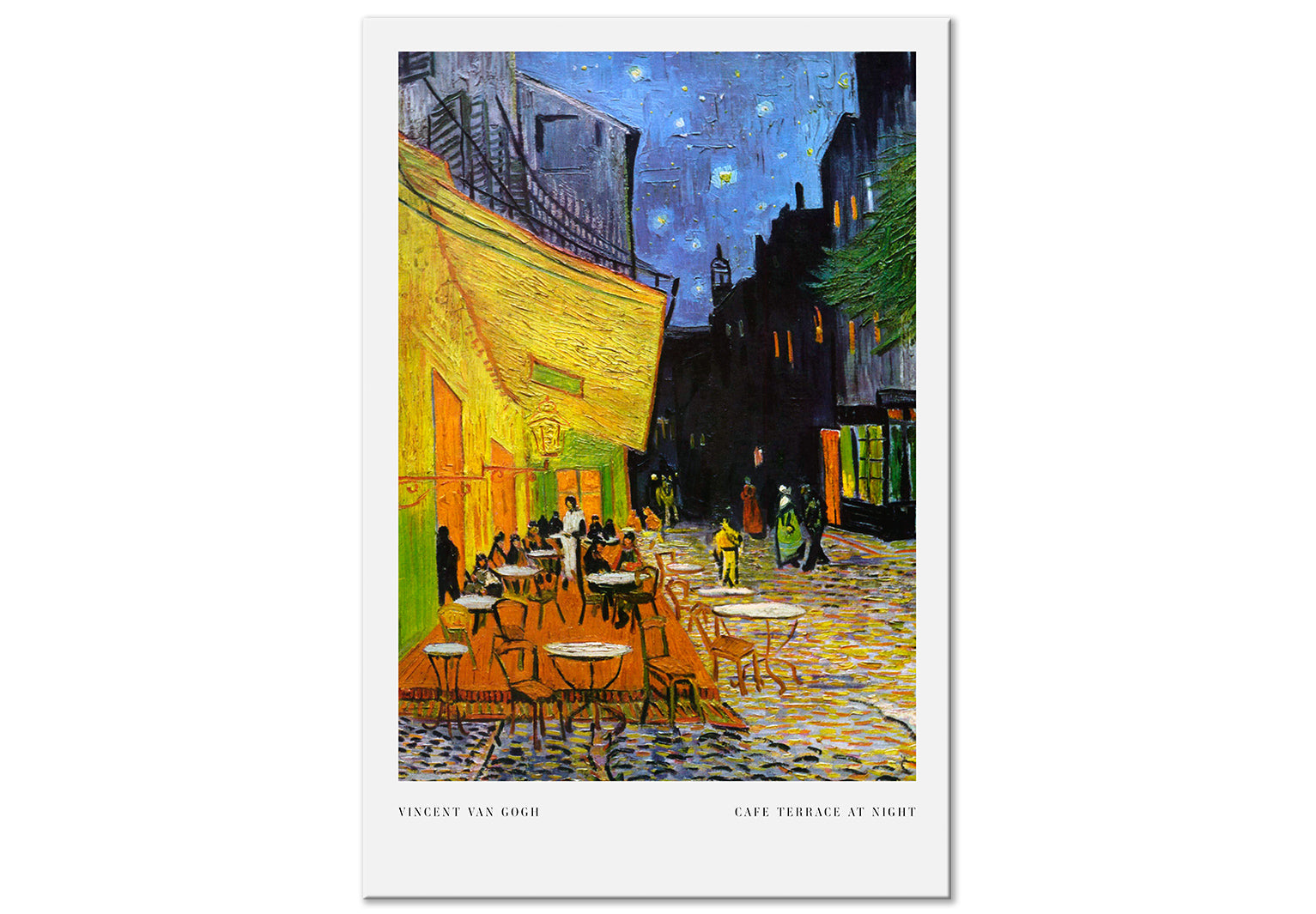 Canvas Wall Art - Cafe at Night