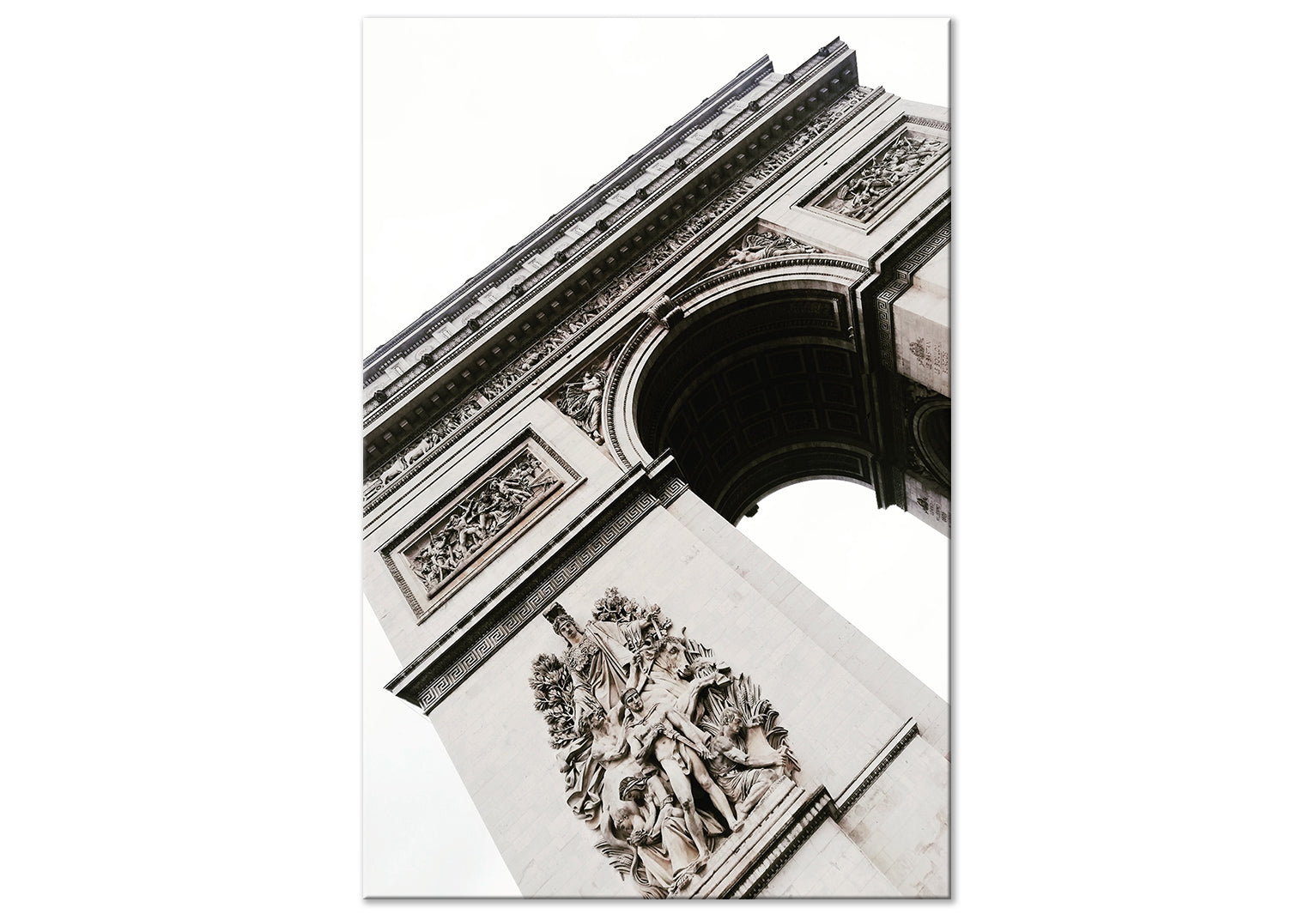 City Canvas Wall Art - Triumphal Arch