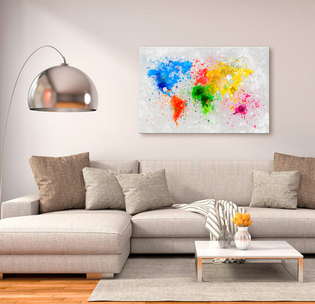 Decorative Cork Pin Board - Expressionism of the World