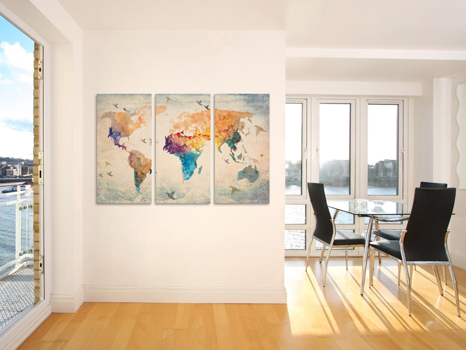 Decorative Cork Pin Board - Free as a bird - 3 Pieces