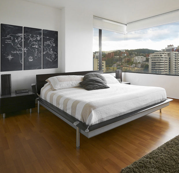 Decorative Cork Pin Board - Geography Lesson - 3 Pieces