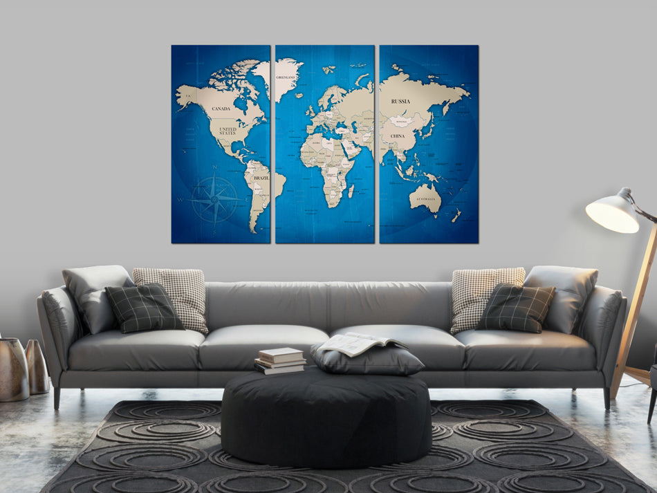 Decorative Cork Pin Board - Ink Journey - 3 Pieces