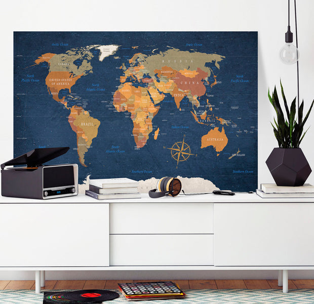 Decorative Cork Pin Board - Ink Oceans