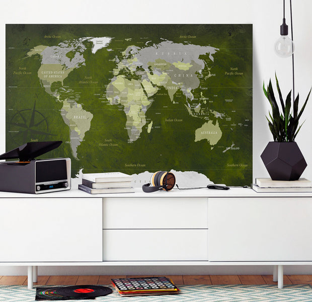 Decorative Cork Pin Board - Malachite World