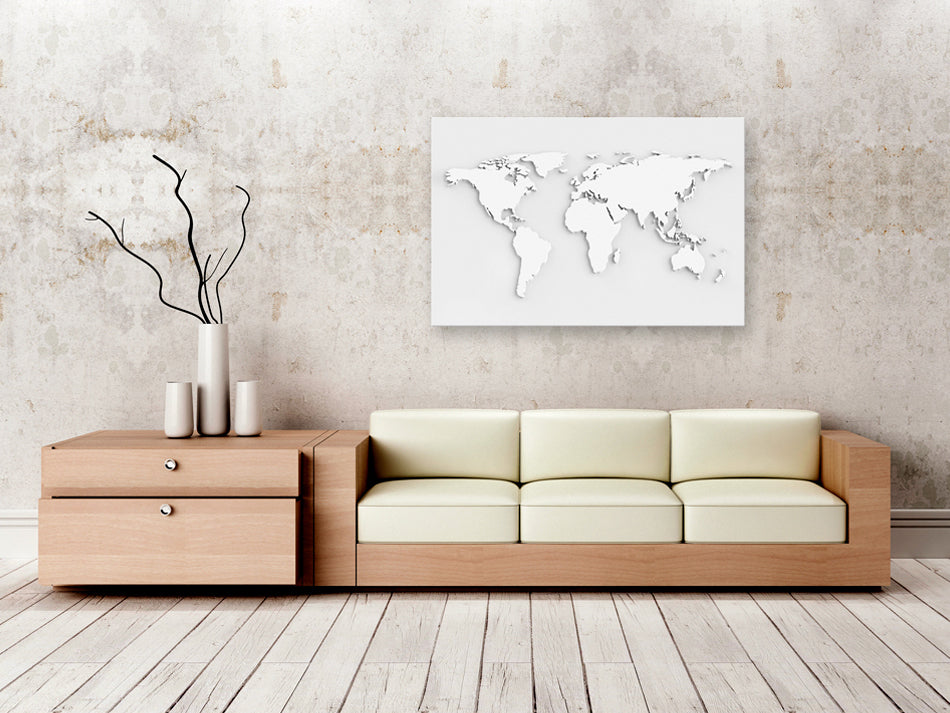 Decorative Cork Pin Board - Monochromatic World