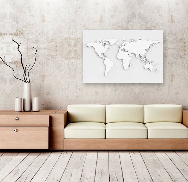 Decorative Cork Pin Board - Monochromatic World