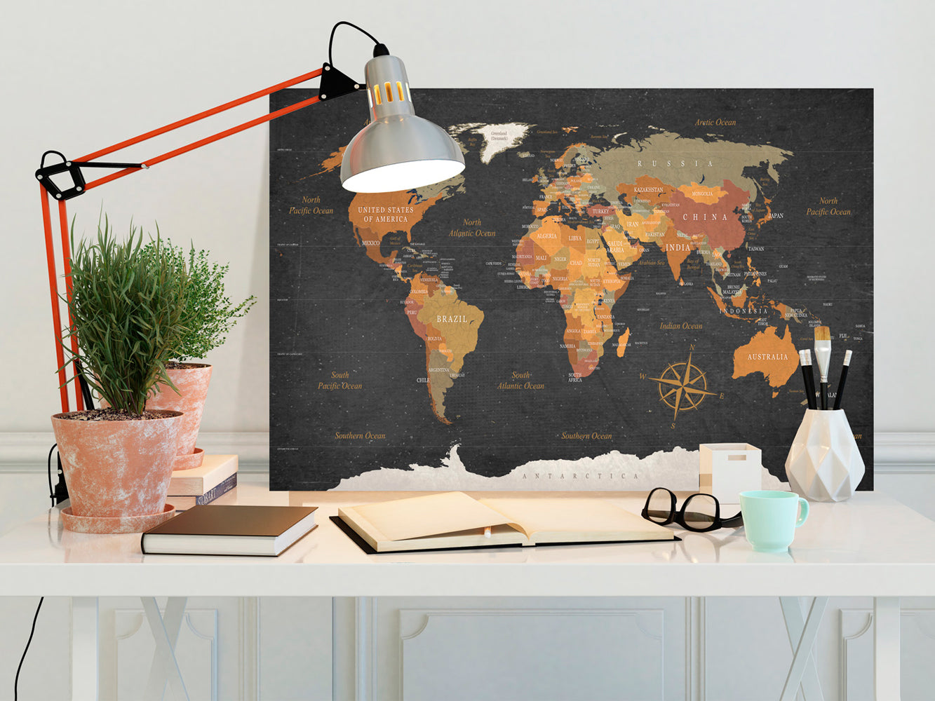 Decorative Cork Pin Board - Secrets of the Earth