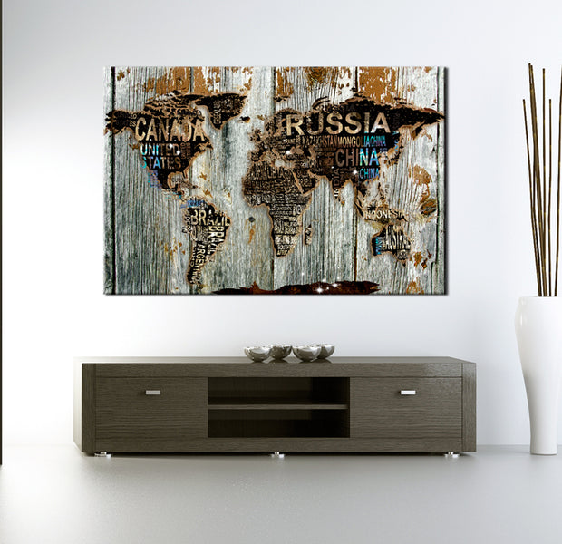 Decorative Cork Pin Board - Wooden Border