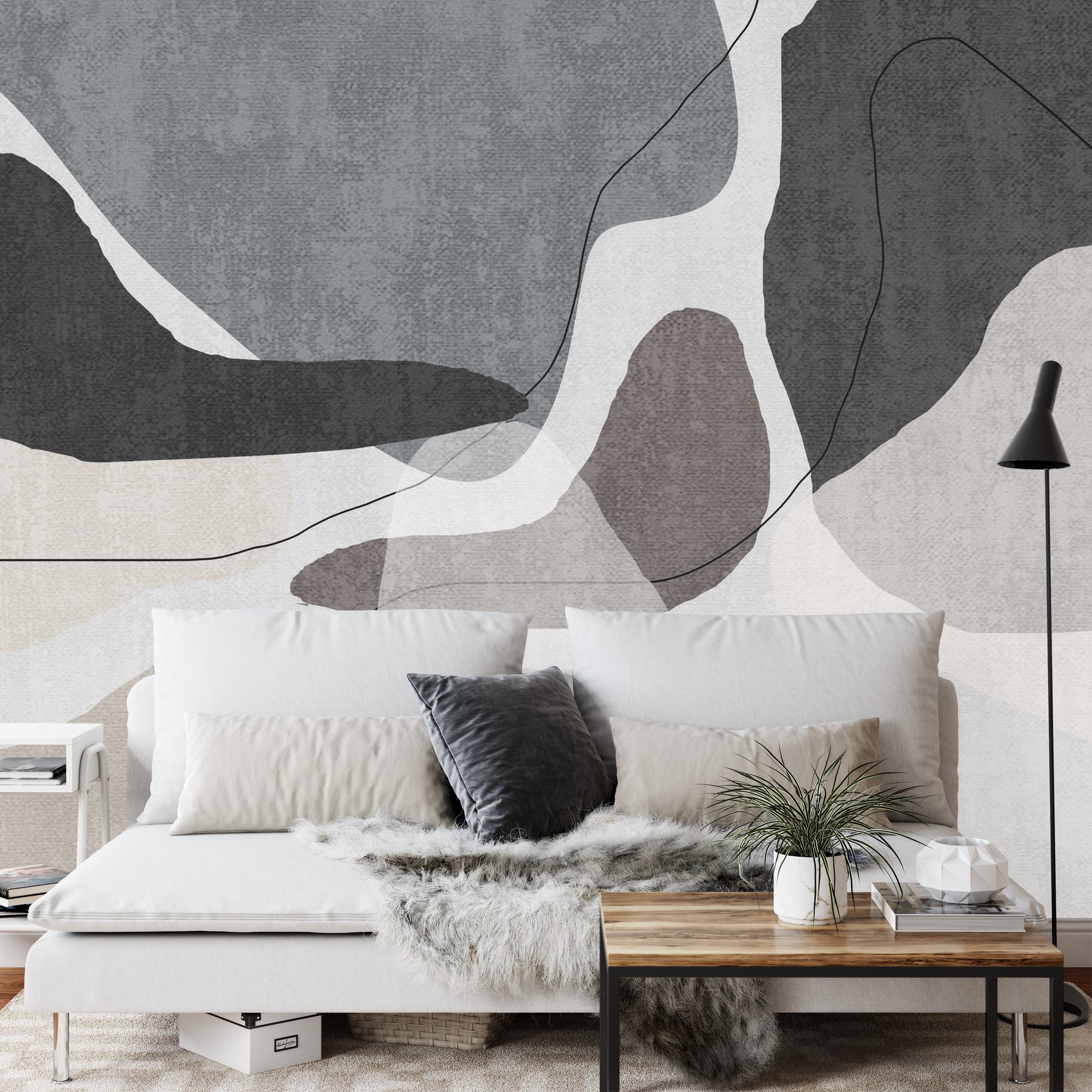 Photomural Abstract Shapes