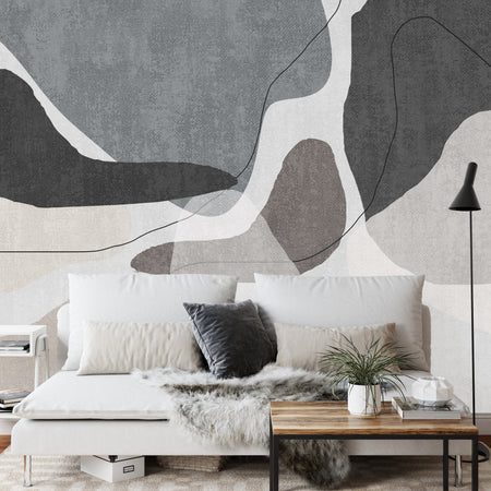 Photomural Abstract Shapes