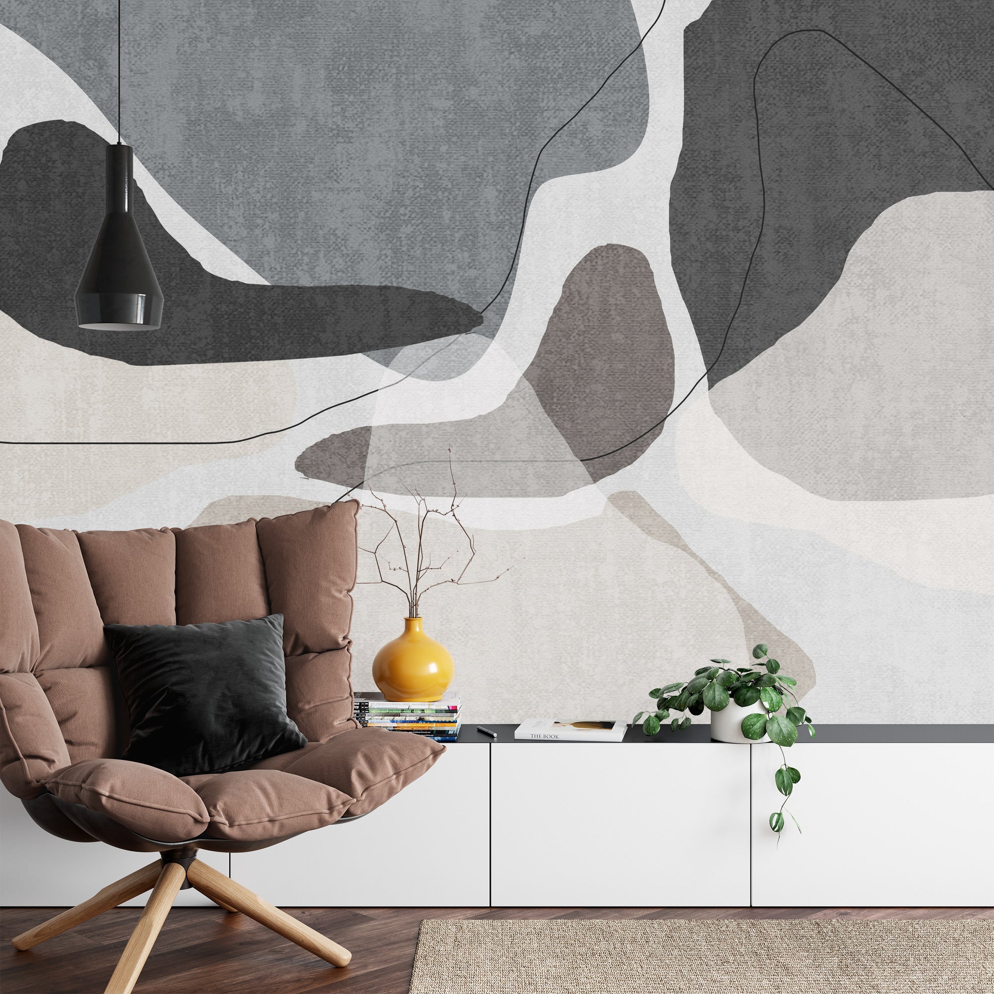 Photomural Abstract Shapes