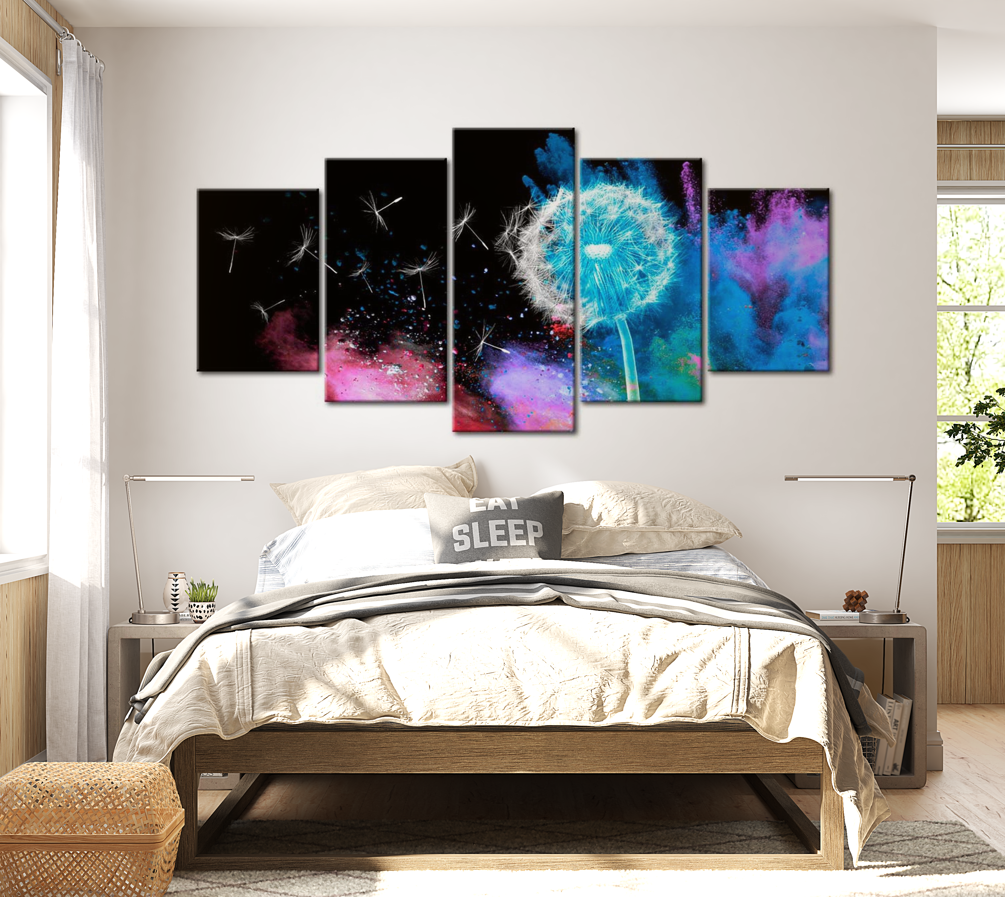 Stretched Canvas Floral Art - Colour Of Gentleness 40"Wx20"H