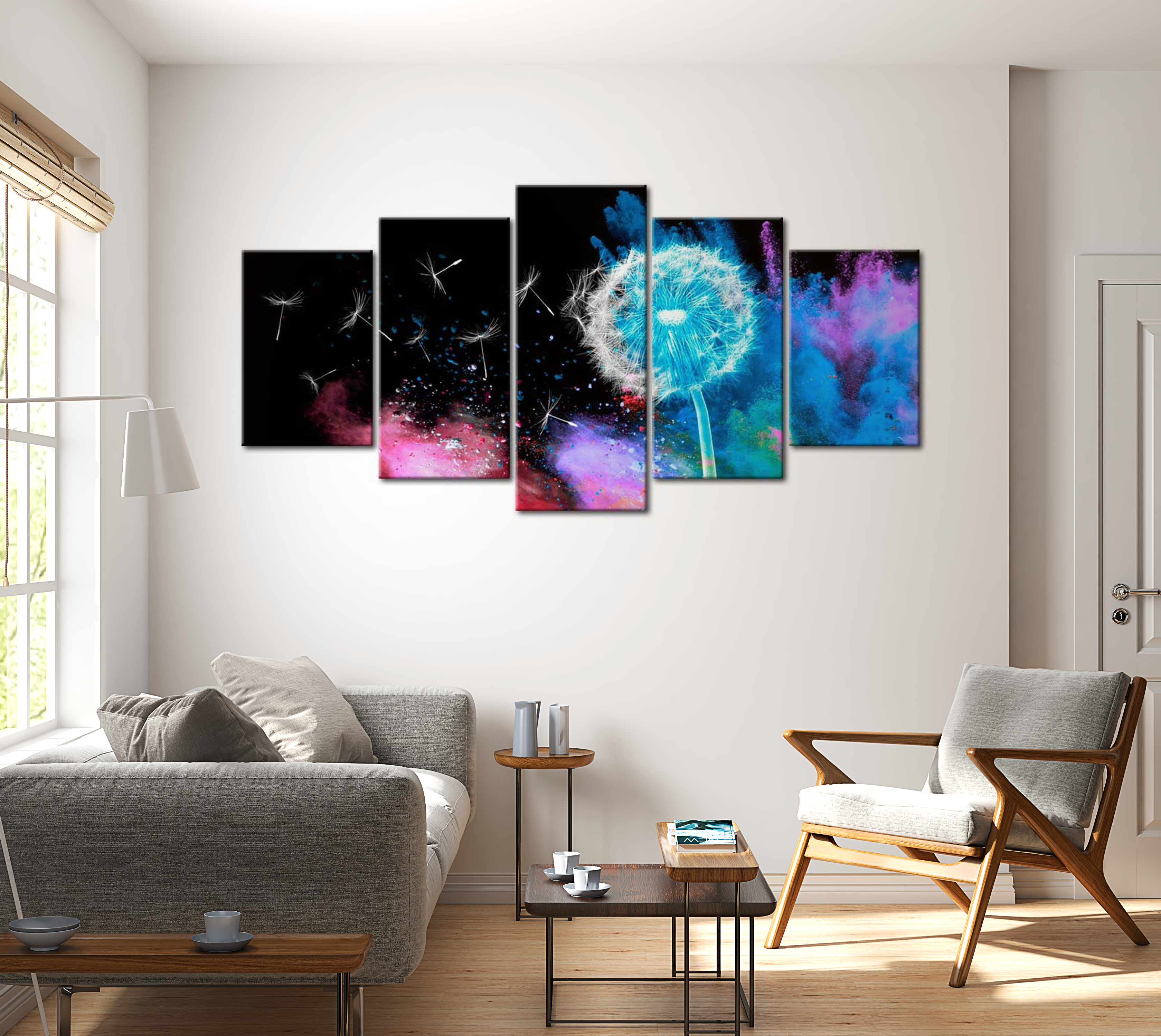 Stretched Canvas Floral Art - Colour Of Gentleness 40"Wx20"H