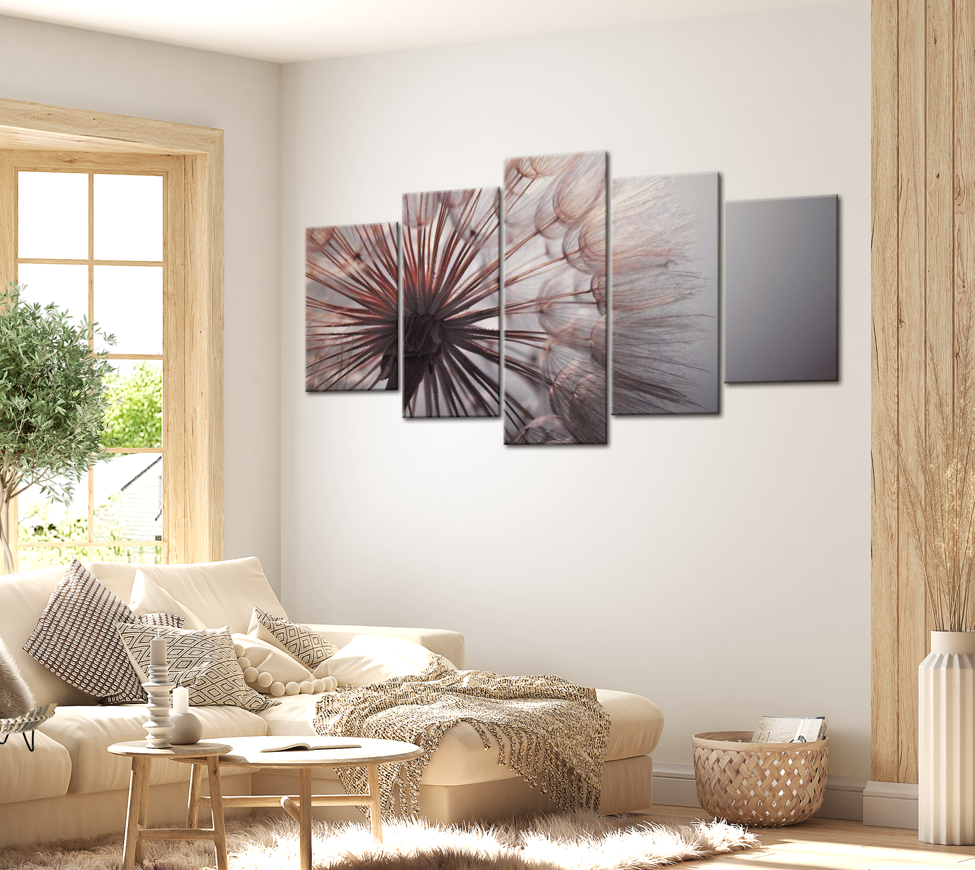 Stretched Canvas Floral Art - Fleeting Waft 40"Wx20"H