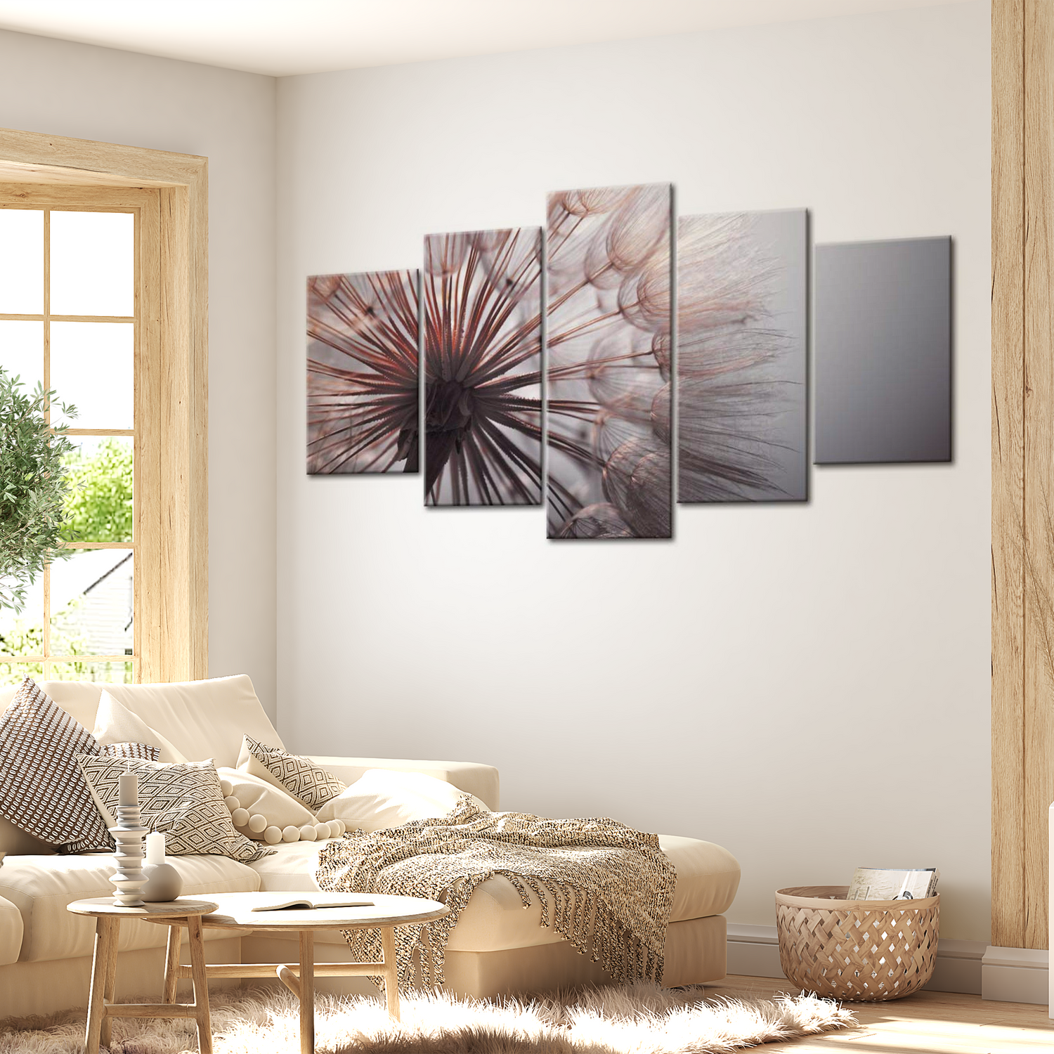 Stretched Canvas Floral Art - Fleeting Waft 40"Wx20"H