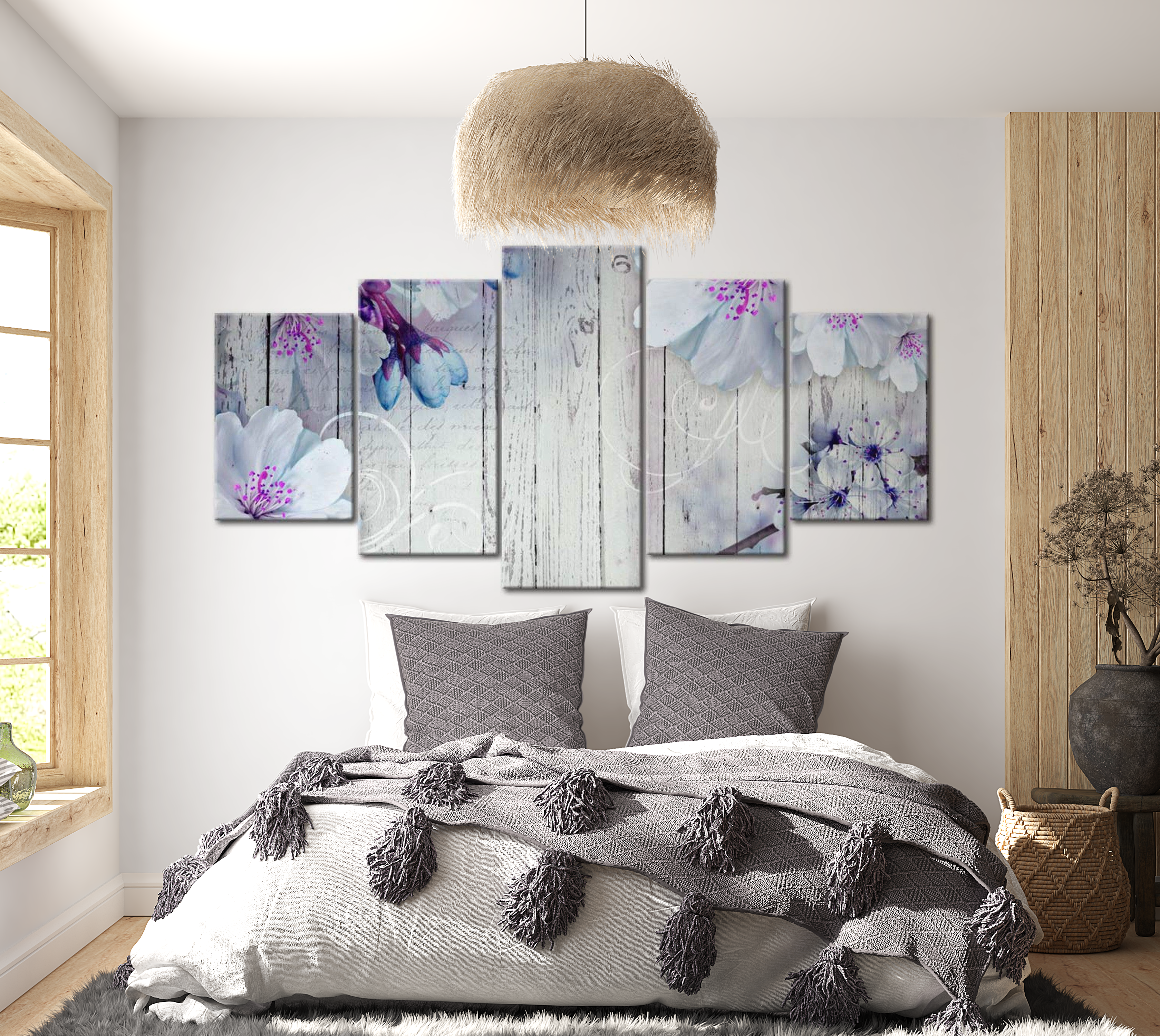 Stretched Canvas Floral Art - Gentleness 40"Wx20"H