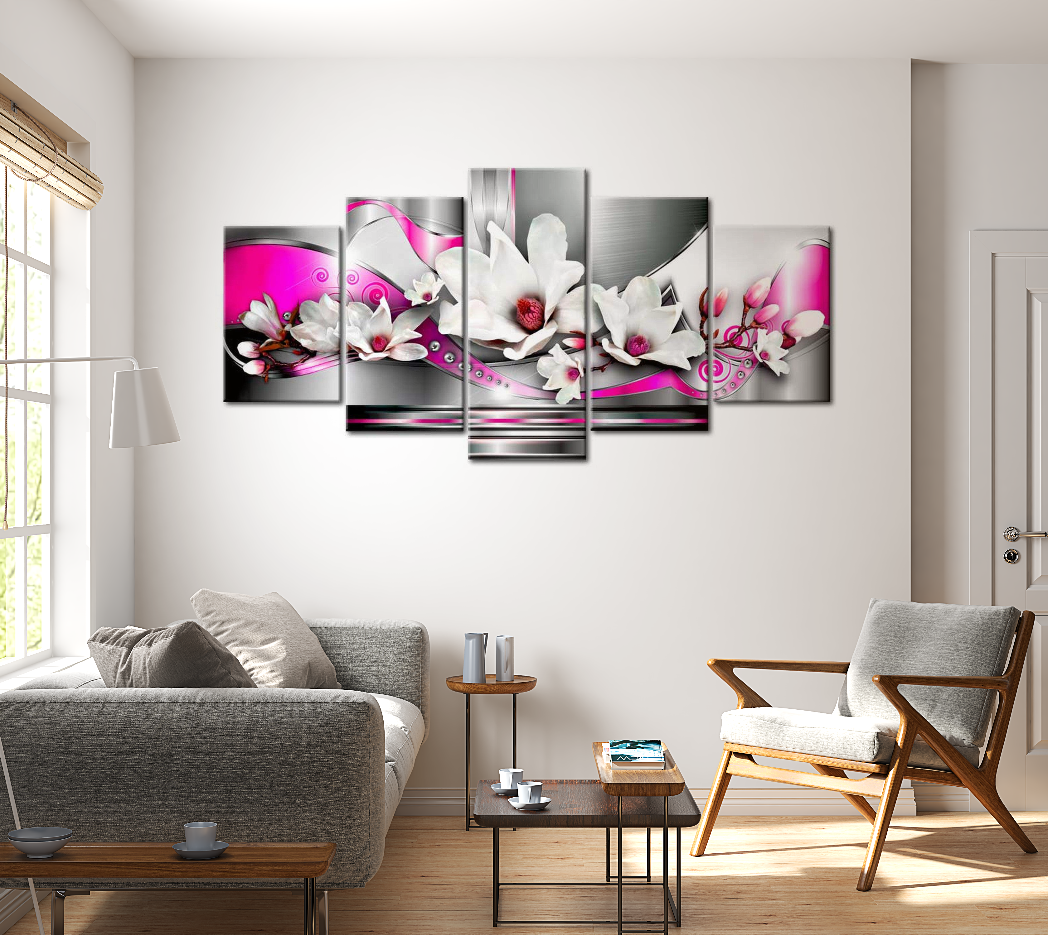 Stretched Canvas Floral Art - Summer Dreams 40"Wx20"H