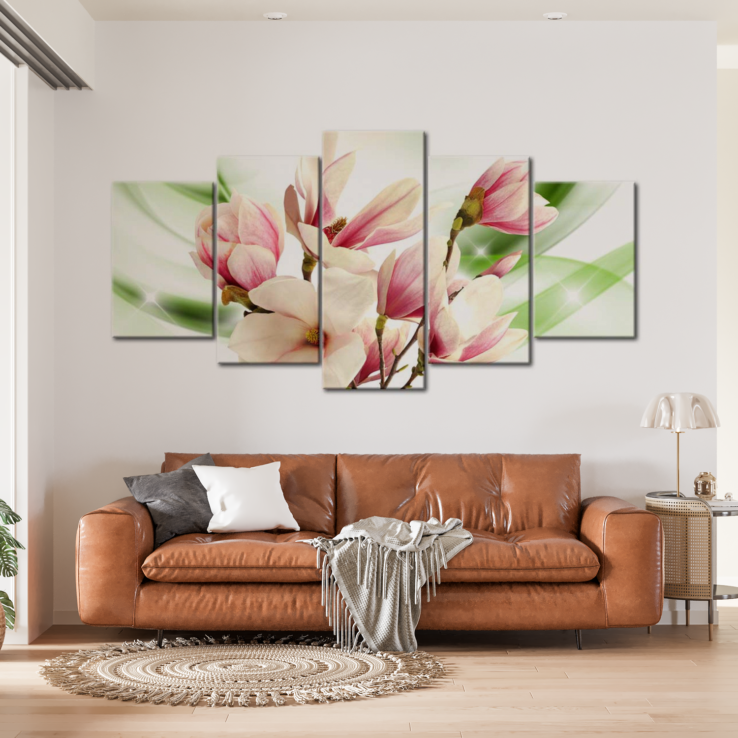 Stretched Canvas Floral Art - Sound Of Gentleness 40"Wx20"H
